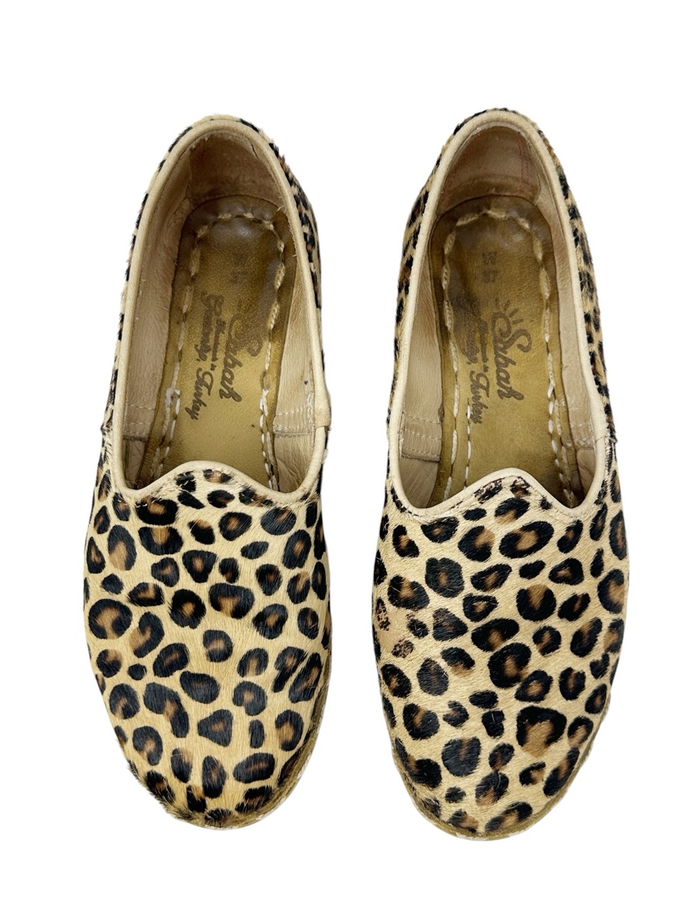 Sabah Leopard Print Loafers Women's Size 37/ US 6-6.5
